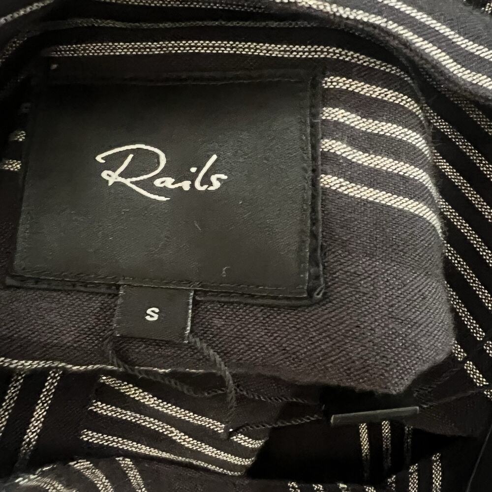 Rails Elouise Segrada Stripe Button Down Blouse B… - image 9